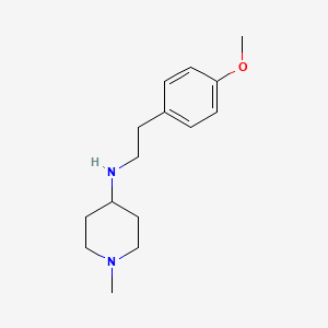 molecular formula C15H24N2O B5112095 N-[2-(4-methoxyphenyl)ethyl]-1-methylpiperidin-4-amine 