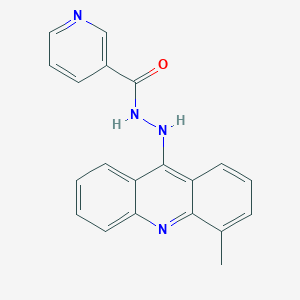 molecular formula C20H16N4O B5112237 N'-(4-methylacridin-9-yl)pyridine-3-carbohydrazide 