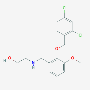 2-({2-[(2,4-Dichlorobenzyl)oxy]-3-methoxybenzyl}amino)ethanol