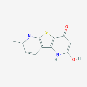 Thieno[2,3-b:4,5-b']dipyridine-2,4-diol, 7-methyl-
