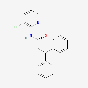molecular formula C20H17ClN2O B5113132 N-(3-chloropyridin-2-yl)-3,3-diphenylpropanamide 