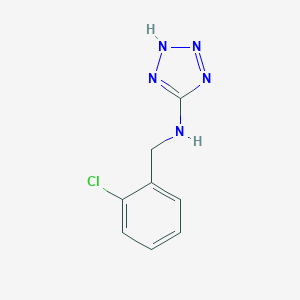 molecular formula C8H8ClN5 B511340 N-[(2-chlorophenyl)methyl]-2H-tetrazol-5-amine CAS No. 159708-92-6