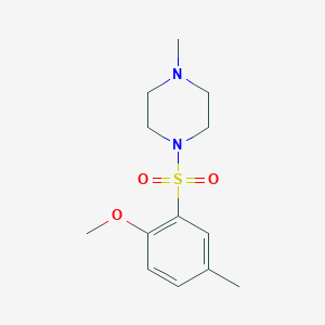 1-(2-Methoxy-5-methylphenyl)sulfonyl-4-methylpiperazine