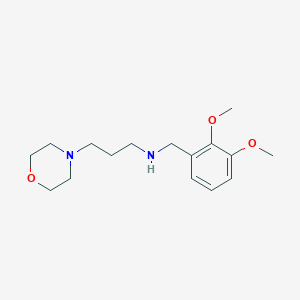 molecular formula C16H26N2O3 B511401 (2,3-Dimethoxy-benzyl)-(3-morpholin-4-yl-propyl)-amine CAS No. 626207-93-0