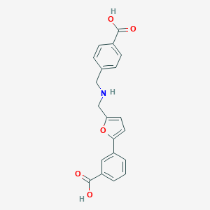 B511424 3-(5-{[(4-Carboxybenzyl)amino]methyl}furan-2-yl)benzoic acid CAS No. 932160-39-9