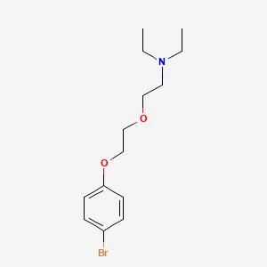 molecular formula C14H22BrNO2 B5114484 2-[2-(4-bromophenoxy)ethoxy]-N,N-diethylethanamine 