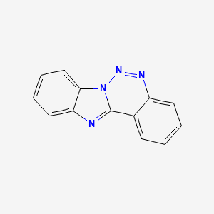 molecular formula C13H8N4 B5114504 5,6,6a,11-Tetraaza-benzo[a]fluorene CAS No. 239-49-6