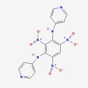 molecular formula C16H11N7O6 B5114791 2,4,6-trinitro-1-N,3-N-dipyridin-4-ylbenzene-1,3-diamine 