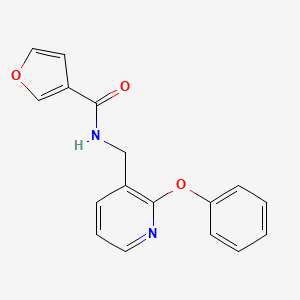 molecular formula C17H14N2O3 B5114815 N-[(2-phenoxy-3-pyridinyl)methyl]-3-furamide 