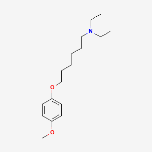 molecular formula C17H29NO2 B5114904 N,N-diethyl-6-(4-methoxyphenoxy)hexan-1-amine 