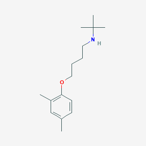 molecular formula C16H27NO B5115065 N-tert-butyl-4-(2,4-dimethylphenoxy)butan-1-amine 