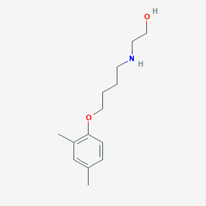 molecular formula C14H23NO2 B5115100 2-[4-(2,4-Dimethylphenoxy)butylamino]ethanol 