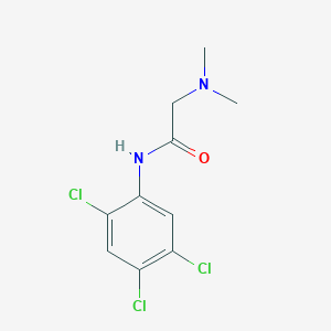 molecular formula C10H11Cl3N2O B5115169 N~2~,N~2~-dimethyl-N-(2,4,5-trichlorophenyl)glycinamide 