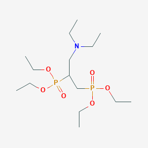 molecular formula C15H35NO6P2 B5115319 2,3-bis(diethoxyphosphoryl)-N,N-diethylpropan-1-amine 