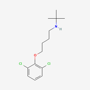 molecular formula C14H21Cl2NO B5115566 N-tert-butyl-4-(2,6-dichlorophenoxy)butan-1-amine 