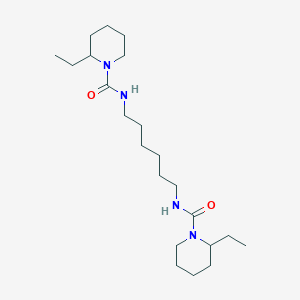 molecular formula C22H42N4O2 B5115674 N,N'-hexane-1,6-diylbis(2-ethylpiperidine-1-carboxamide) 