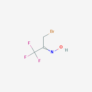 molecular formula C3H3BrF3NO B051157 3-溴-1,1,1-三氟丙酮肟 CAS No. 117341-57-8
