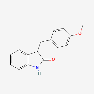 molecular formula C16H15NO2 B5115705 3-(4-Methoxybenzyl)indolin-2-one 