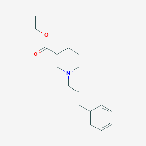 molecular formula C17H25NO2 B5115810 Ethyl 1-(3-phenylpropyl)piperidine-3-carboxylate 