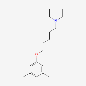 molecular formula C17H29NO B5116027 5-(3,5-dimethylphenoxy)-N,N-diethylpentan-1-amine 