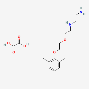 molecular formula C17H28N2O6 B5116674 oxalic acid;N'-[2-[2-(2,4,6-trimethylphenoxy)ethoxy]ethyl]ethane-1,2-diamine 