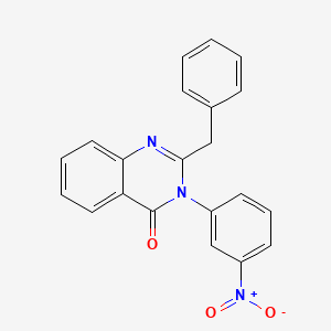 molecular formula C21H15N3O3 B5116746 2-benzyl-3-(3-nitrophenyl)quinazolin-4(3H)-one CAS No. 6387-37-7