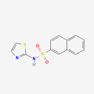 molecular formula C13H10N2O2S2 B5116752 N-(1,3-thiazol-2-yl)naphthalene-2-sulfonamide 