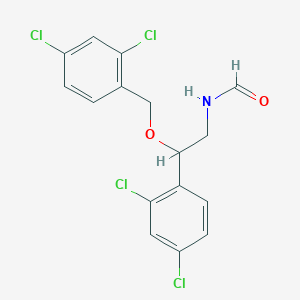 molecular formula C16H13Cl4NO2 B051168 N-[2-(2,4-Dichlorophenyl)-2-[(2,4-dichlorophenyl)methoxy]ethyl]-formamide CAS No. 911805-54-4