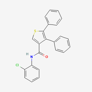 molecular formula C23H16ClNOS B5116984 N-(2-chlorophenyl)-4,5-diphenylthiophene-3-carboxamide 