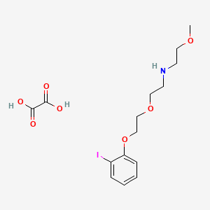 molecular formula C15H22INO7 B5117011 N-[2-[2-(2-iodophenoxy)ethoxy]ethyl]-2-methoxyethanamine;oxalic acid 
