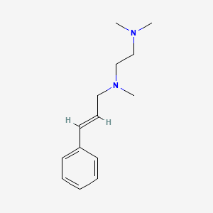 molecular formula C14H22N2 B5117576 N,N,N'-trimethyl-N'-[(E)-3-phenylprop-2-enyl]ethane-1,2-diamine 