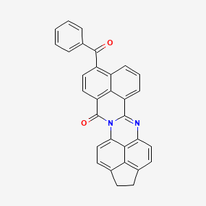 9-benzoyl-1,2-dihydro-12H-benzo[4,5]isoquino[2,1-a]cyclopenta[gh]perimidin-12-one