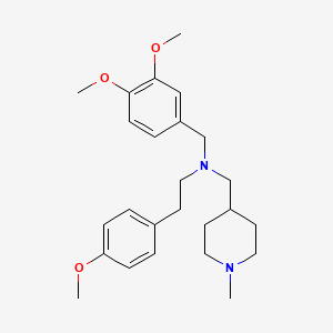 (3,4-dimethoxybenzyl)[2-(4-methoxyphenyl)ethyl][(1-methyl-4-piperidinyl)methyl]amine