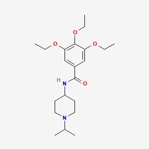 3,4,5-triethoxy-N-(1-isopropyl-4-piperidinyl)benzamide