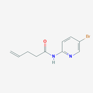 molecular formula C10H11BrN2O B5117891 N-(5-bromopyridin-2-yl)pent-4-enamide 