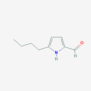 molecular formula C9H13NO B051179 5-butyl-1H-pyrrole-2-carbaldehyde CAS No. 121643-38-7