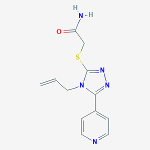 2-{[4-allyl-5-(4-pyridinyl)-4H-1,2,4-triazol-3-yl]sulfanyl}acetamide