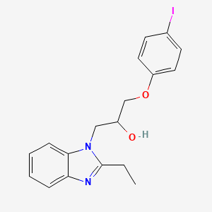 1-(2-ethyl-1H-benzimidazol-1-yl)-3-(4-iodophenoxy)-2-propanol