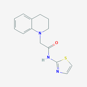 2-(3,4-dihydro-1(2H)-quinolinyl)-N-(1,3-thiazol-2-yl)acetamide