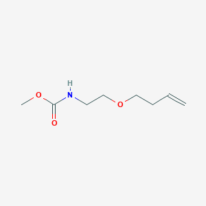 molecular formula C8H15NO3 B051182 Methyl [2-(3-buten-1-yloxy)ethyl]carbamate CAS No. 125183-29-1