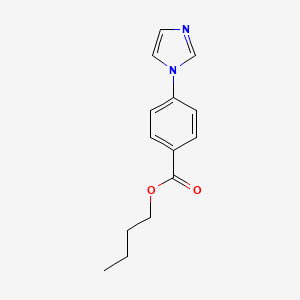 molecular formula C14H16N2O2 B5118226 Butyl 4-imidazol-1-ylbenzoate 