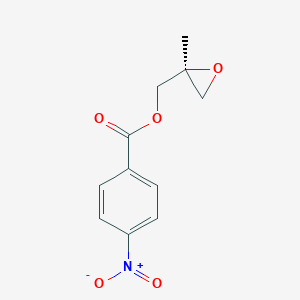 molecular formula C11H11NO5 B051185 Oxiranemethanol, 2-methyl-, 4-nitrobenzoate, (2S)- CAS No. 118200-96-7