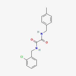 molecular formula C17H17ClN2O2 B5118671 N'-[(2-chlorophenyl)methyl]-N-[(4-methylphenyl)methyl]oxamide 