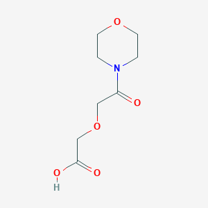 [2-(4-Morpholinyl)-2-oxoethoxy]acetic acid