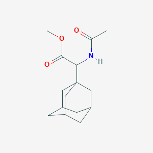 molecular formula C15H23NO3 B5118858 Methyl 2-acetamido-2-(1-adamantyl)acetate 