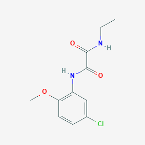 molecular formula C11H13ClN2O3 B5119060 N'-(5-Chloro-2-methoxyphenyl)-N-ethylethanediamide 