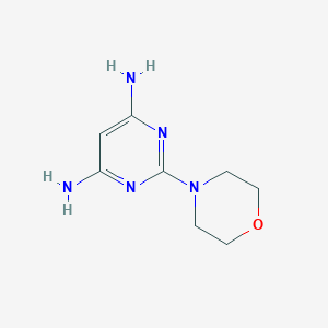 2-(4-Morpholinyl)-4,6-pyrimidinediamine