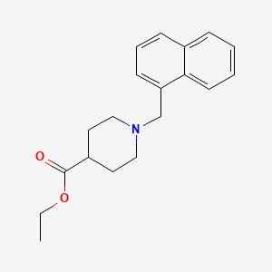 molecular formula C19H23NO2 B5119344 Ethyl 1-(naphthalen-1-ylmethyl)piperidine-4-carboxylate CAS No. 138030-51-0