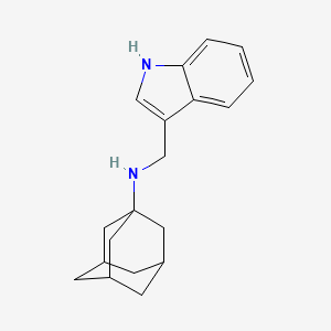 molecular formula C19H24N2 B5119491 N-(1H-indol-3-ylmethyl)tricyclo[3.3.1.1~3,7~]decan-1-amine 