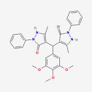 molecular formula C30H30N4O5 B5119598 SARS-CoV-2-IN-33 